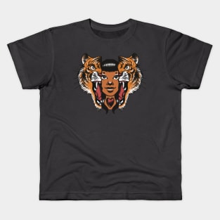 Tiger Girl Kids T-Shirt